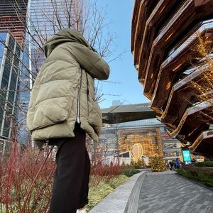 HFX very warm winter green  puffer jacket with 6 pockets